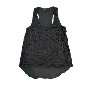 Banana Republic Black Lace Tank Top Blouse